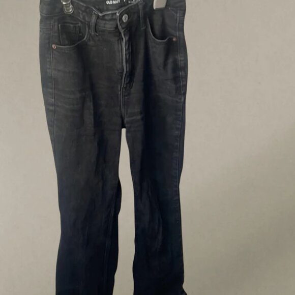 Old Navy Black High-Rise Flare Jeans - Picture 11 of 11